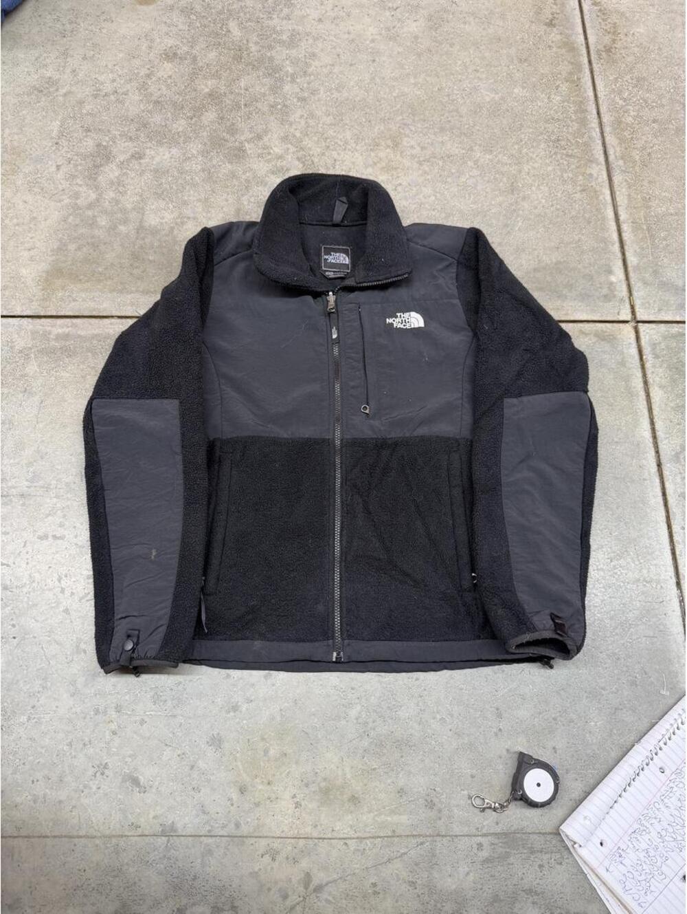 vintage the north face denali fleece black jacket size medium WOMENS